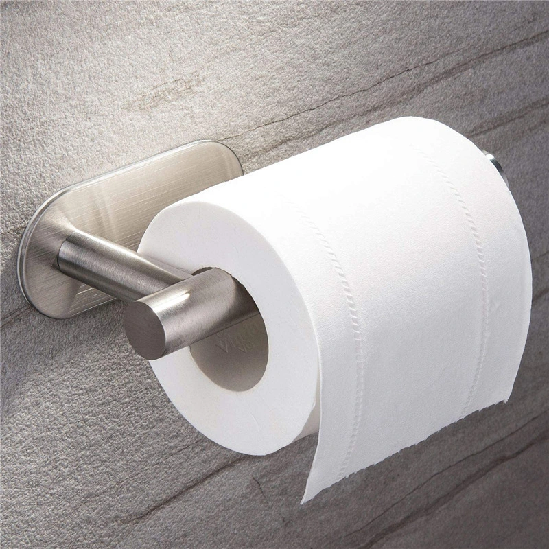 1PC Toilet Paper Holder Wall Mount Tissue Roll Hanger Matte Black 304 Stainless Steel Bathroom Tissue Towel Holder
