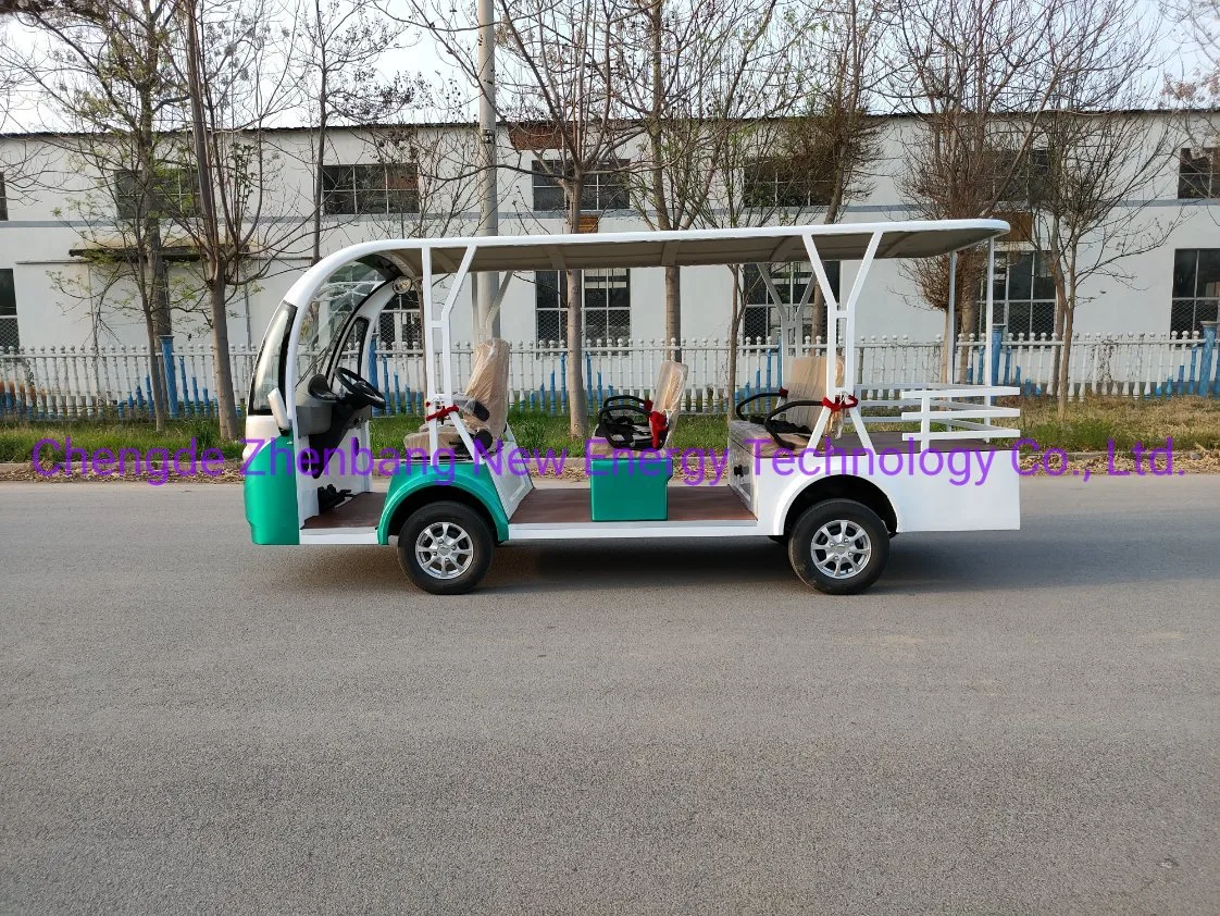 Hot Vender autobús de pasajeros de turismo de coche eléctrico con 8 navegantes City Amusement Park School Tourist Car