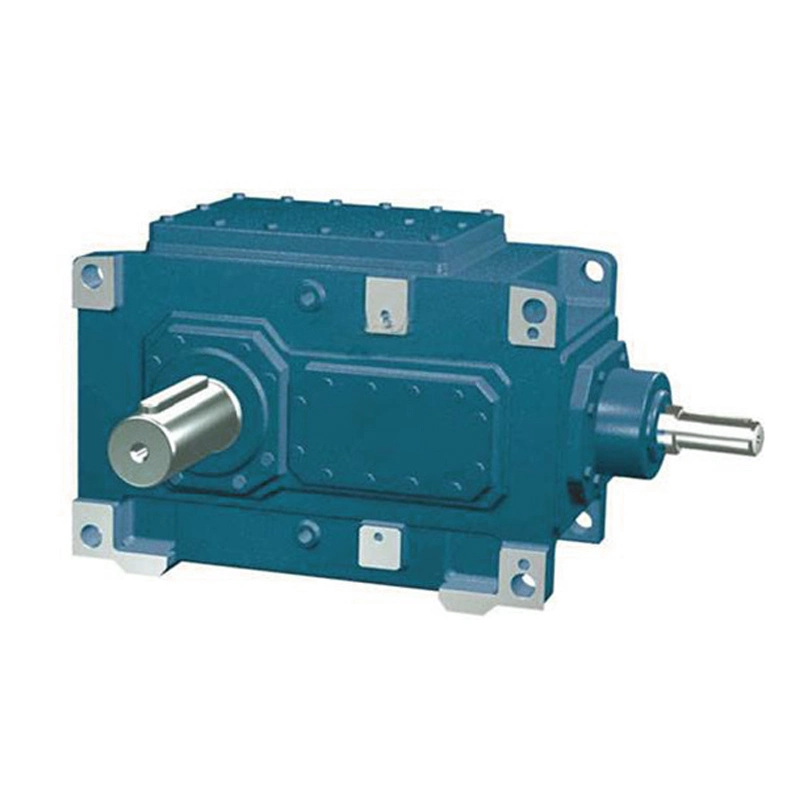 Heavy Duty Industrial 1.25~450 Ratio Shaft Mounted Hollow Shaft Bevel Helical Reduction Gearbox Gear Motors for Beverage Factory