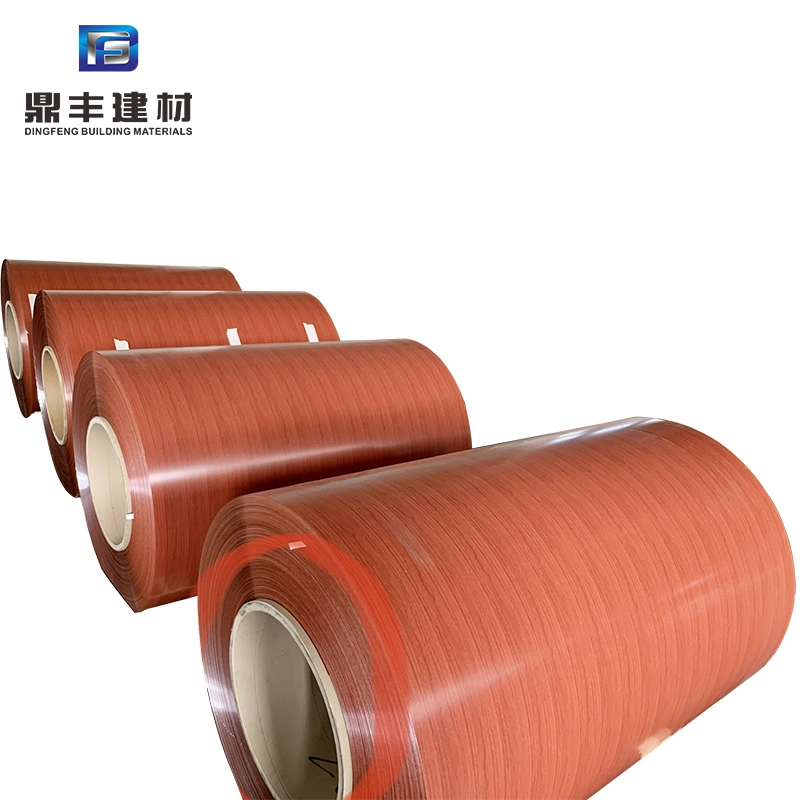Деревянные зерна алюминиевый корпус катушки Китая на заводе поставщика с цветным из алюминиевой фольги