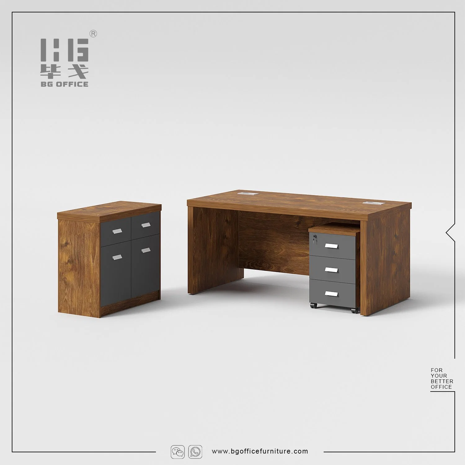 Wholesale/Supplier Manager Executive Desk Wooden Melamine Computer Table Classic Office Furniture