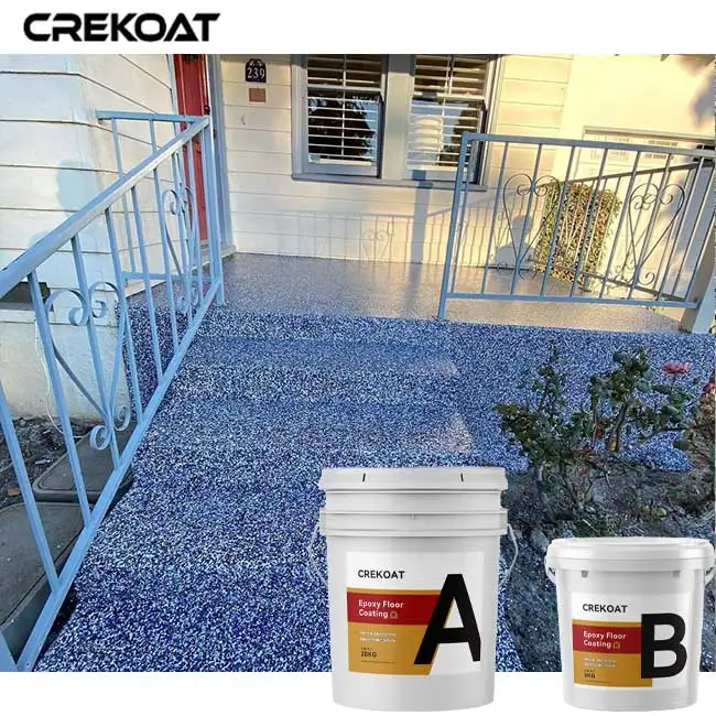 Top Coat Resin Car Metal Flakes Epoxy Floor Coating