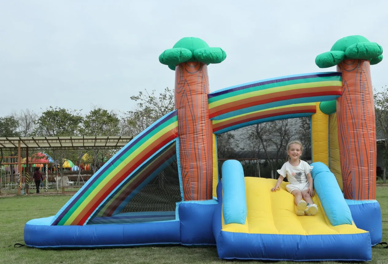 Kommerzielle verschiedene Stile PVC Aufblasbare Bounce Castle mit Slide Jumping Schloss Aufblasbare Bounce House Aufblasbare Bouncer