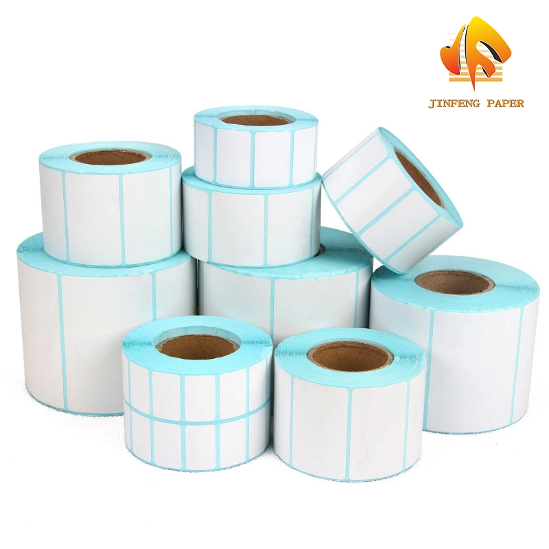 Wholesale Thermal Self-Adhesive Label 58*40mm 600PCS Thermal Paper Label Roll