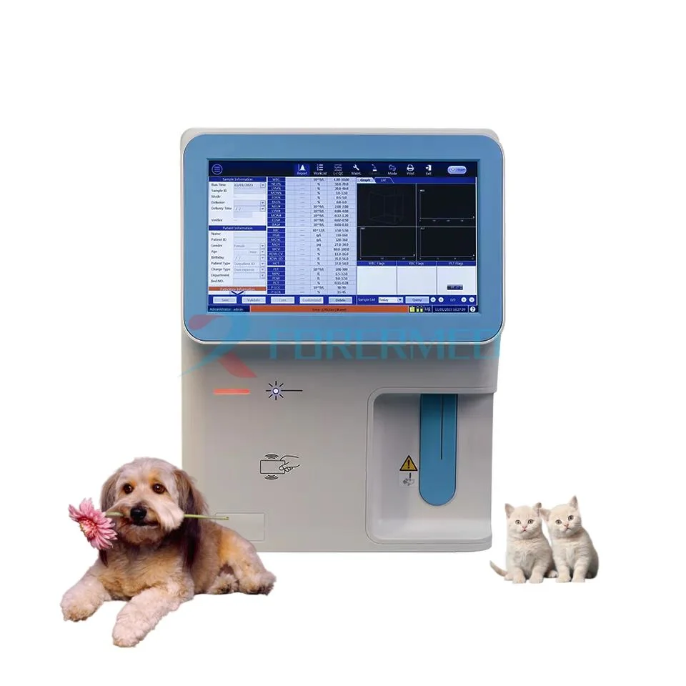 Laboratory 14 Inch 60 T/H Screen 5 Part Hemaotlogy Analyzer