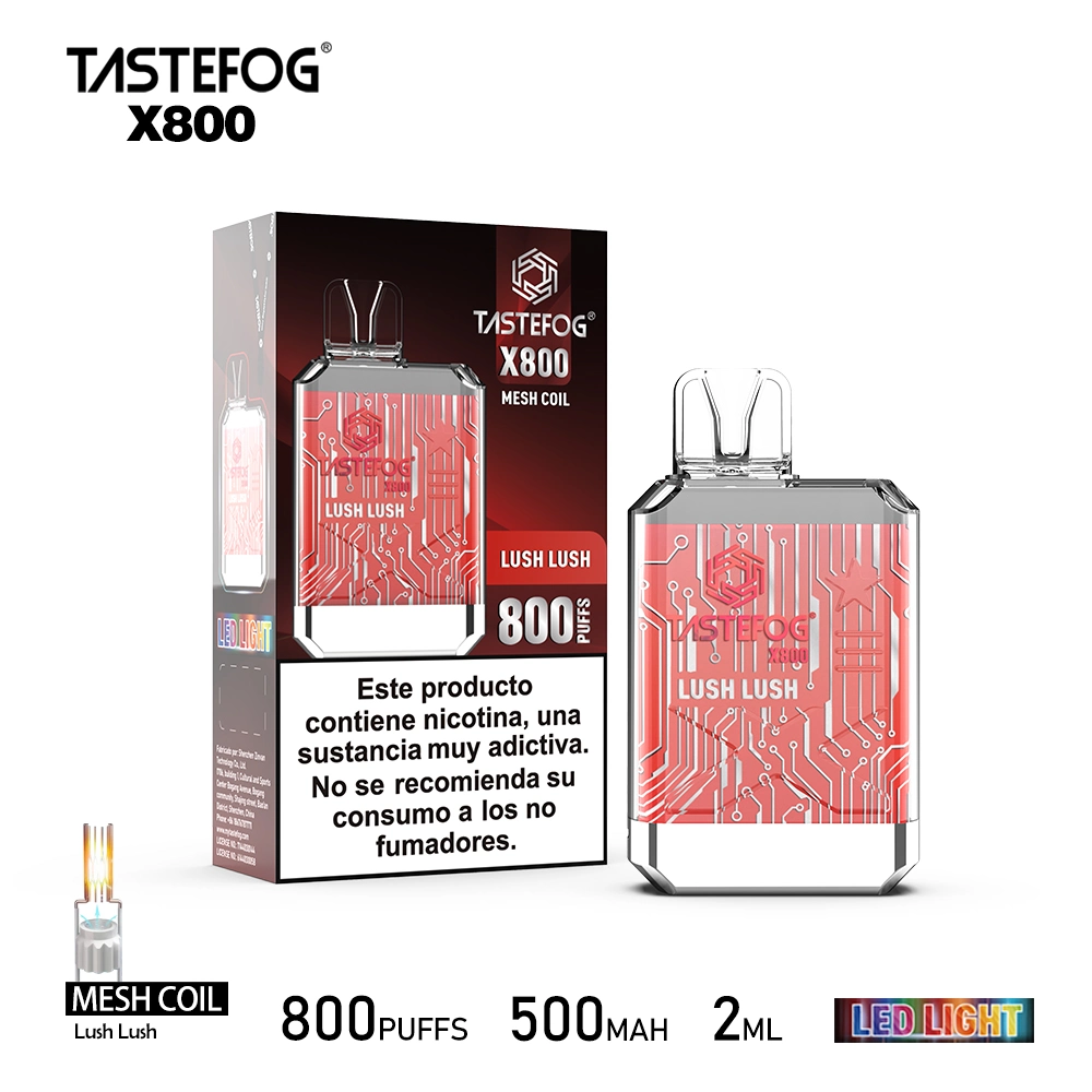 China Manufacture Newest Tastefog X800 800 Puffs Wholesale/Supplier Disposable/Chargeable Vape Pen E Cigarette Wholesale/Supplier I Vape