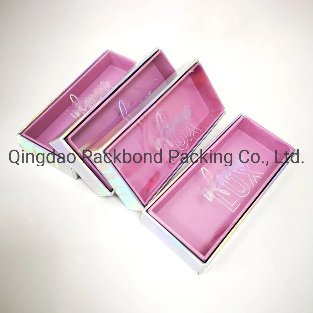 Square New Magnetic Closure Lashes Boxes Custom Mink Eyelash Box Packaging