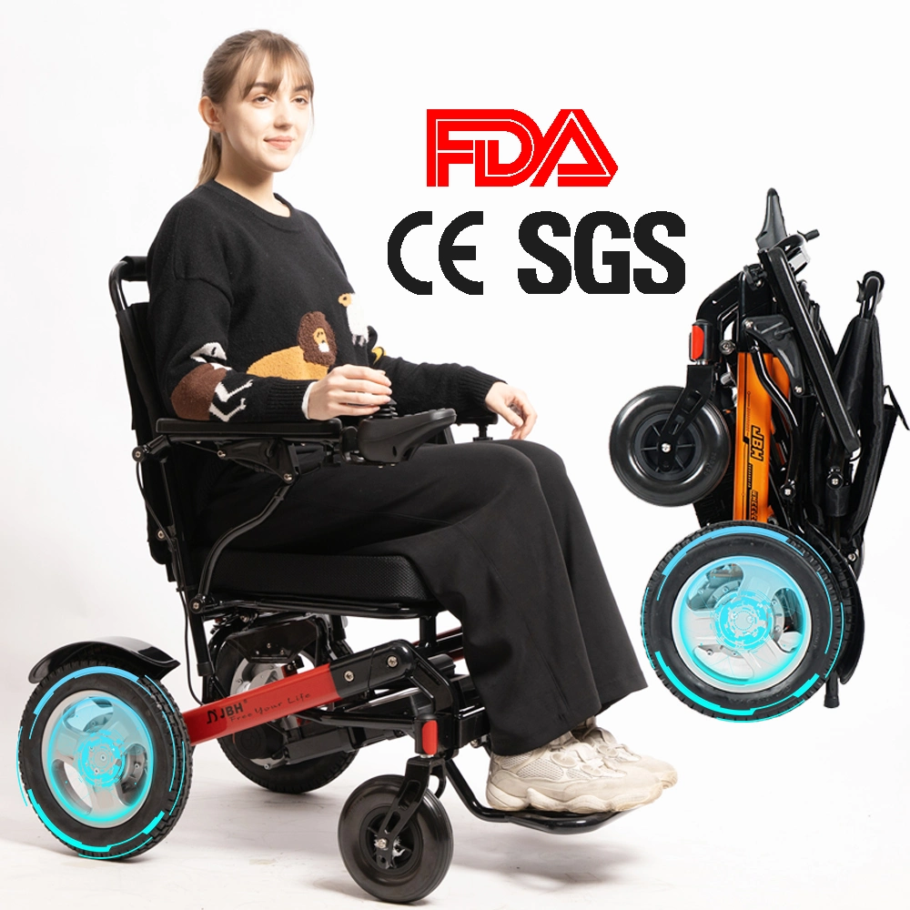 Factory Wholesale Cheap Electric Wide Wheels Folding Power Wheelchair Supplier Wheelchair