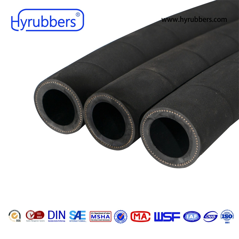 Tubo flexible de caucho goma trenzada de fibra de mangueras de agua aire Wp de 20 bares 300psi