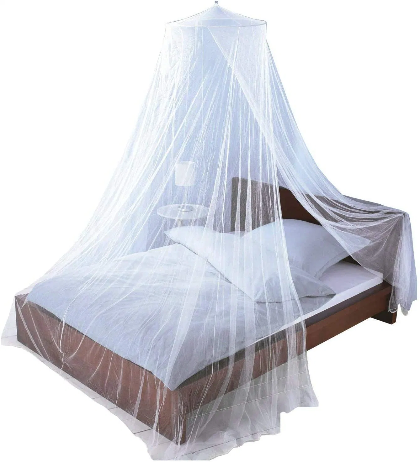 Moskitonetz Double for Bed White Color with 60cm Circle Net