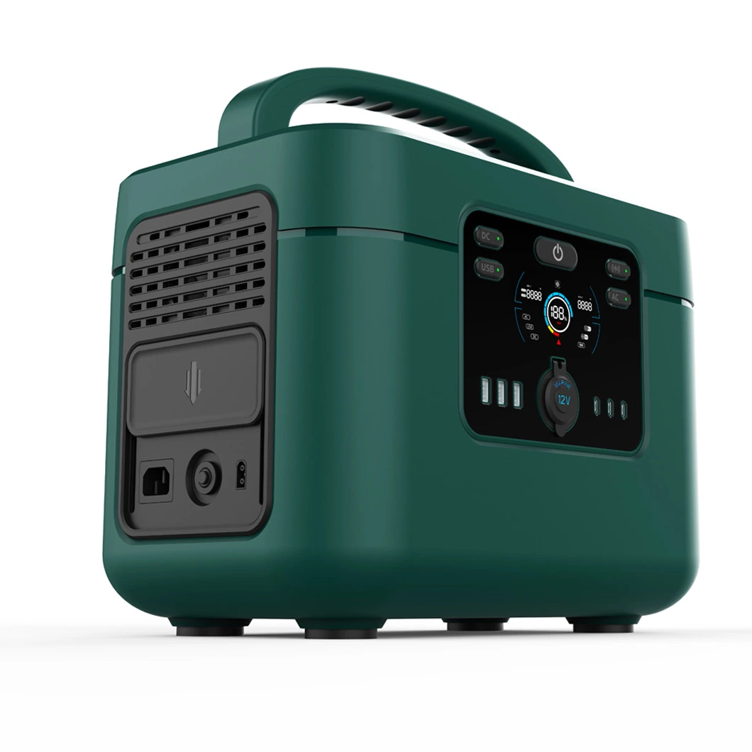 Pure Sine Wave AC Outlet Solar Generator Lithium Battery Pack 1200W