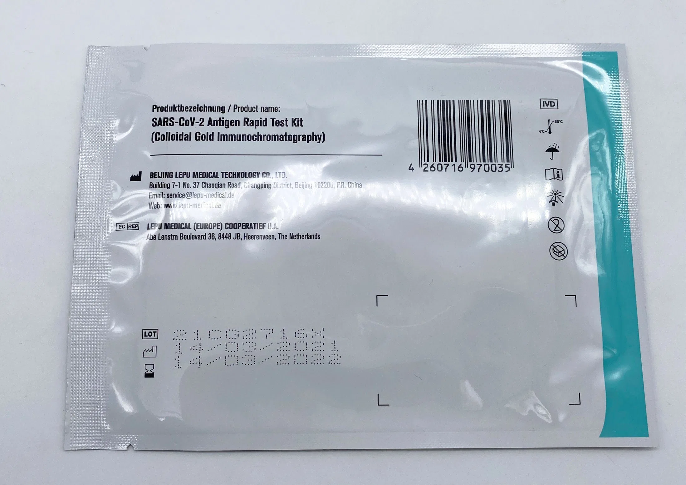 Pei Test Passed Bfarm Listed Anterior Nasal Swab Self Test Kit Rapid Tese Kits