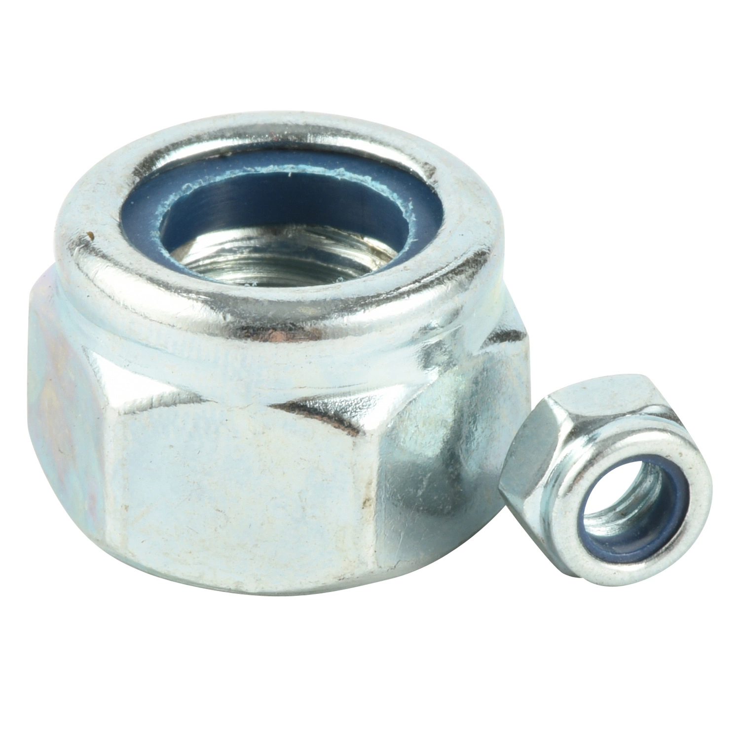 High -Strength Hex Nylon Lock Nuts with DIN985 Zinc Plated Carbon Steel