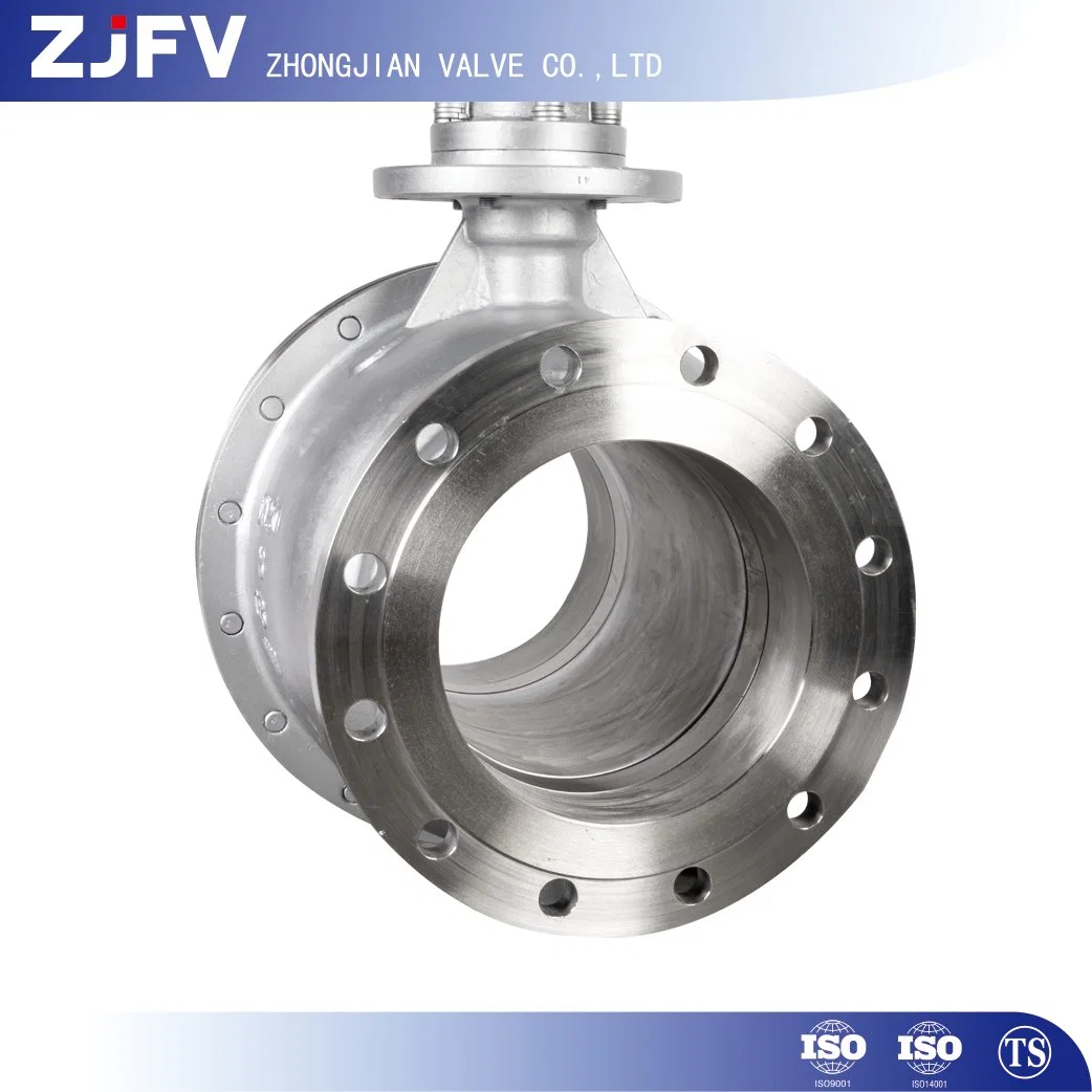 High quality/High cost performance GB/API 6D Low Temperature CF8 Industrial 2 PC Flanged Trunnion Ball Valve