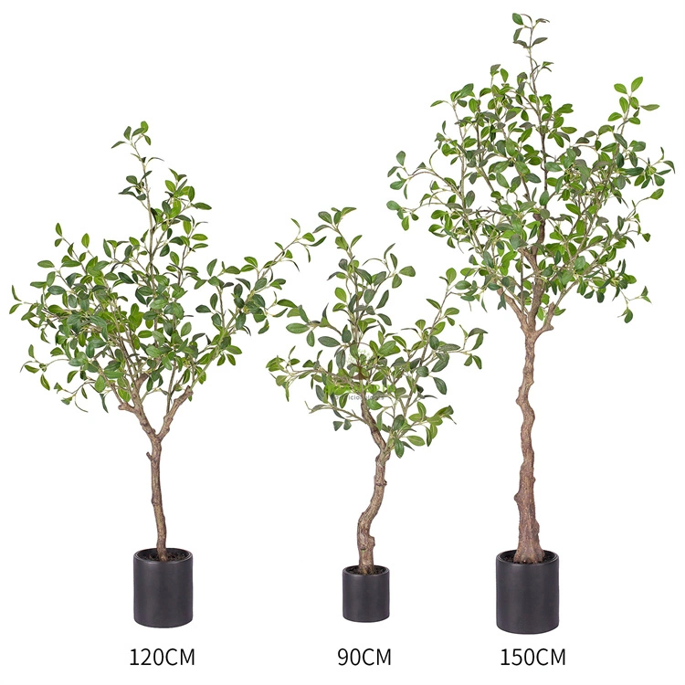 Artificial Olive Plant Faux Tropical Tree Bonsai Tree for Home Garden Office