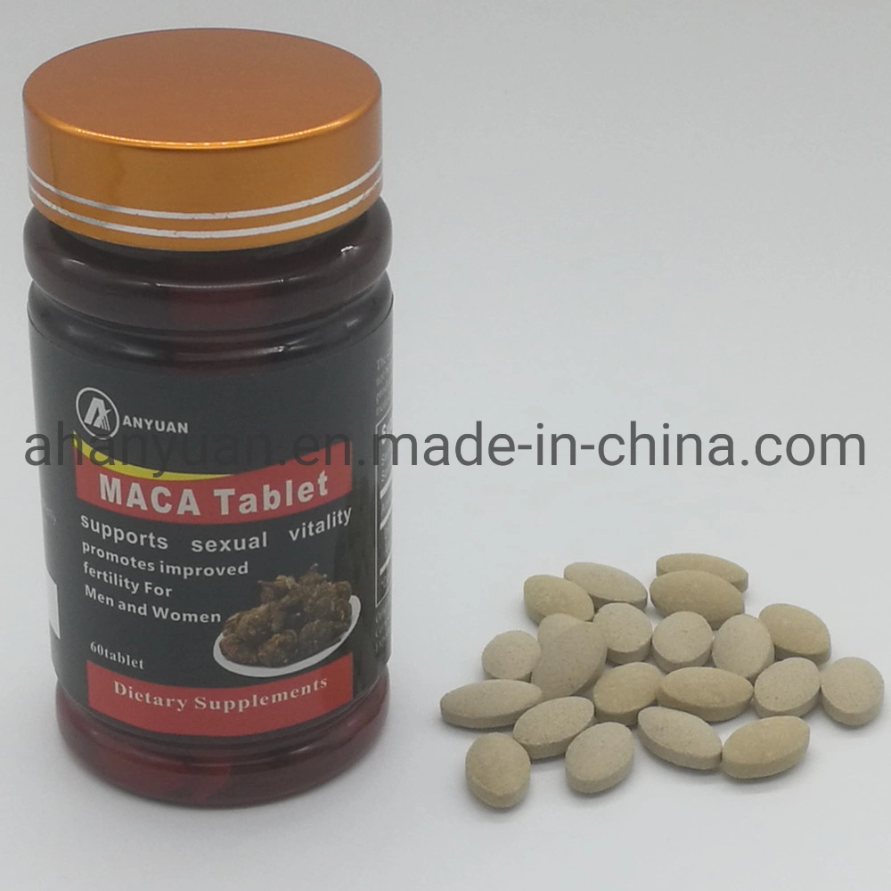 Здоровы Питание Тонниing человек Kidney Maca Tablet Decaffeinated Секс Улучшение планшета Maca