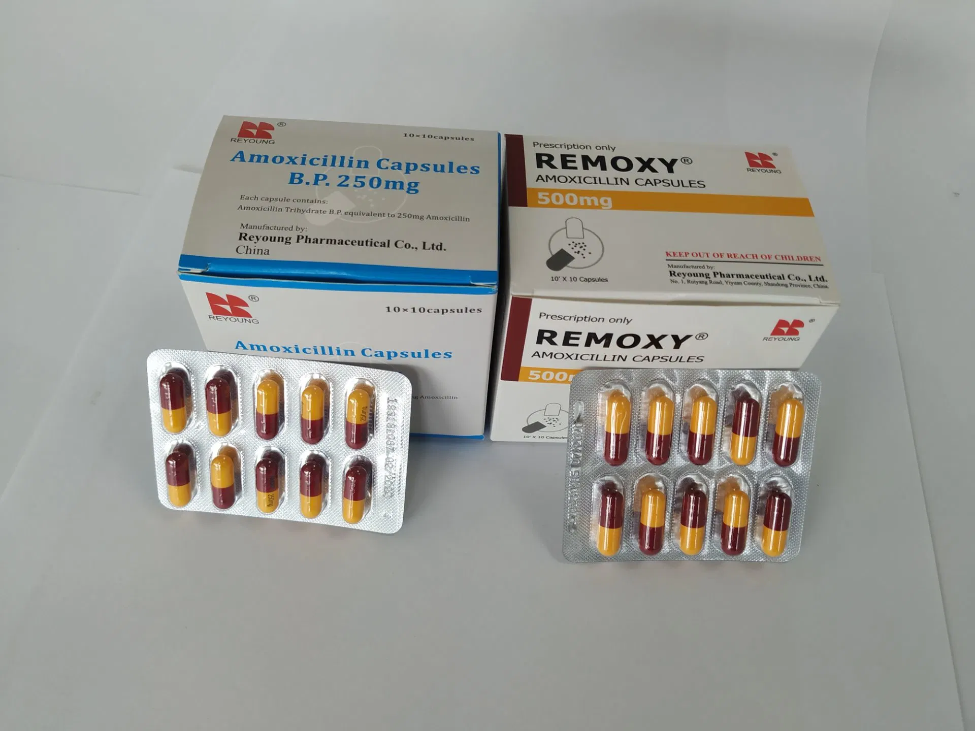 High Quality Pharmaceutical Amoxicillin Capsule 0.5g with GMP Certificate