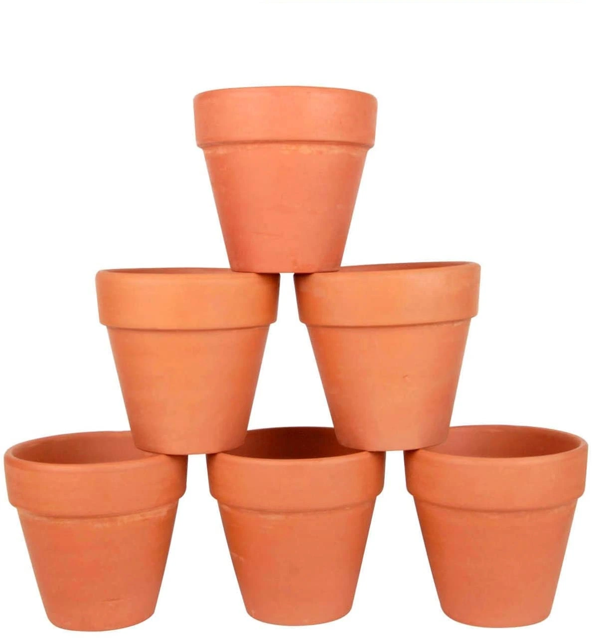 Plantadeira de argila marrom Pot Flower Pot Jardim Terracota Pot suculentos Cerâmica Cactus Pot