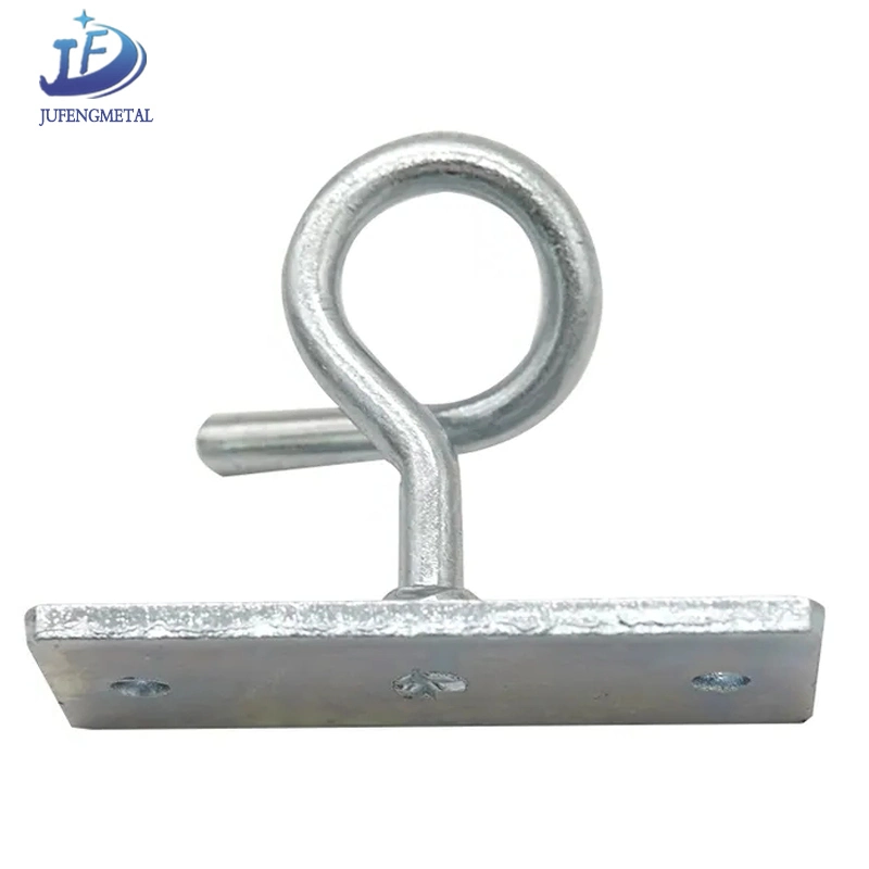 Galvanized Steel FTTH Drop Wire Pole Bracket Retractor Hook