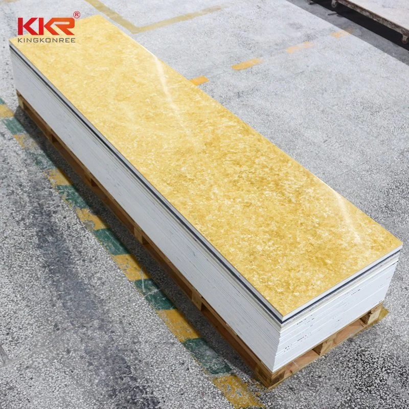 Translucent Stone Resin Acrylic Solid Surface Wall Panels