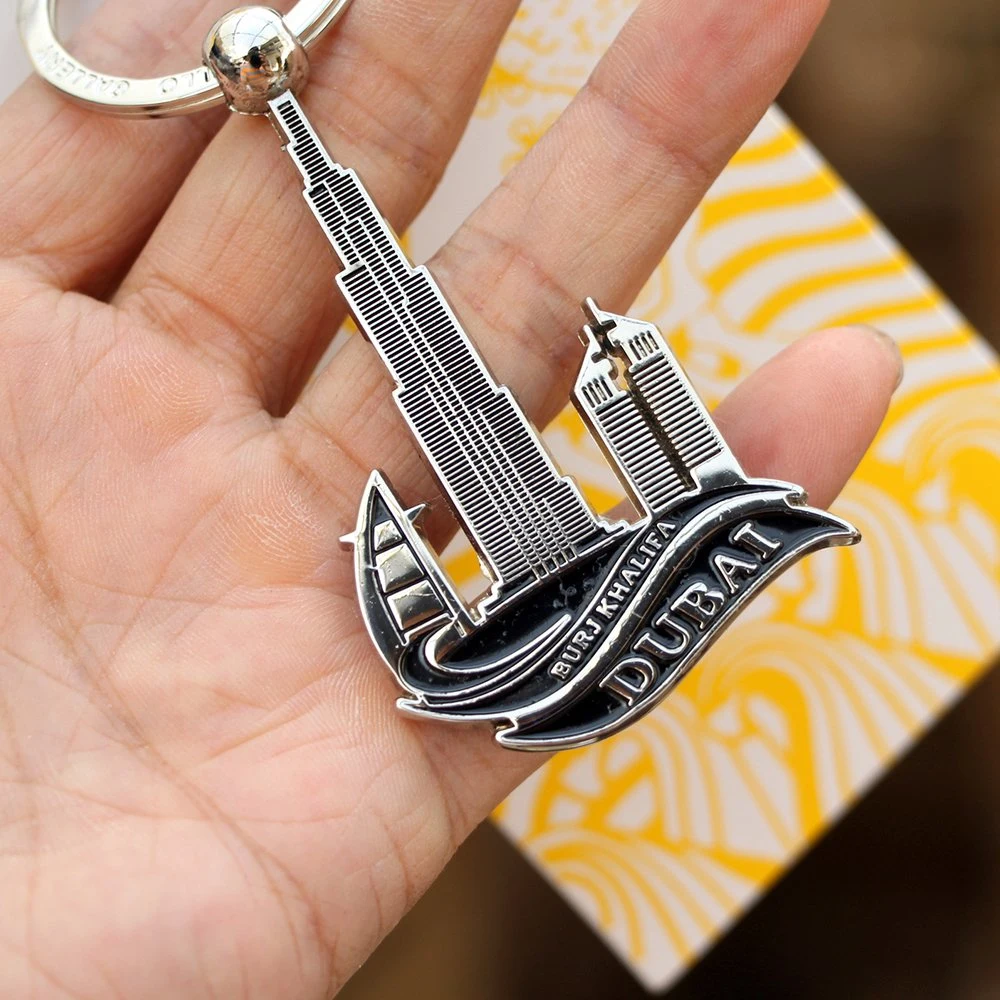 2022 Metal Keychain Custom Logo Dubai Keychain Can Be Used as Craft Gift