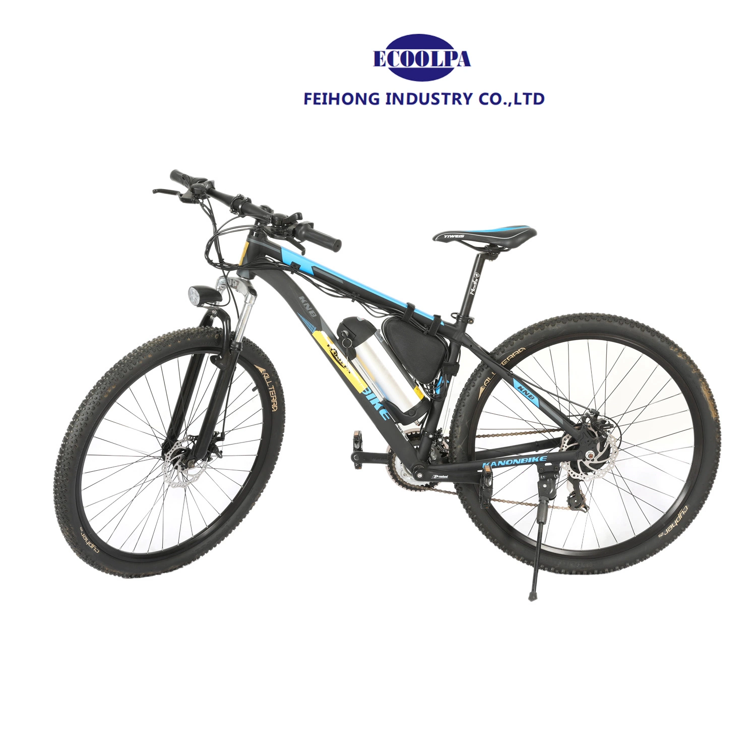 26" Large Aluminum Shoulder Mountian Bicycle Folding City Road Bike Bicycle Mechanical Hydraulic 48V 10ah Battery 350W