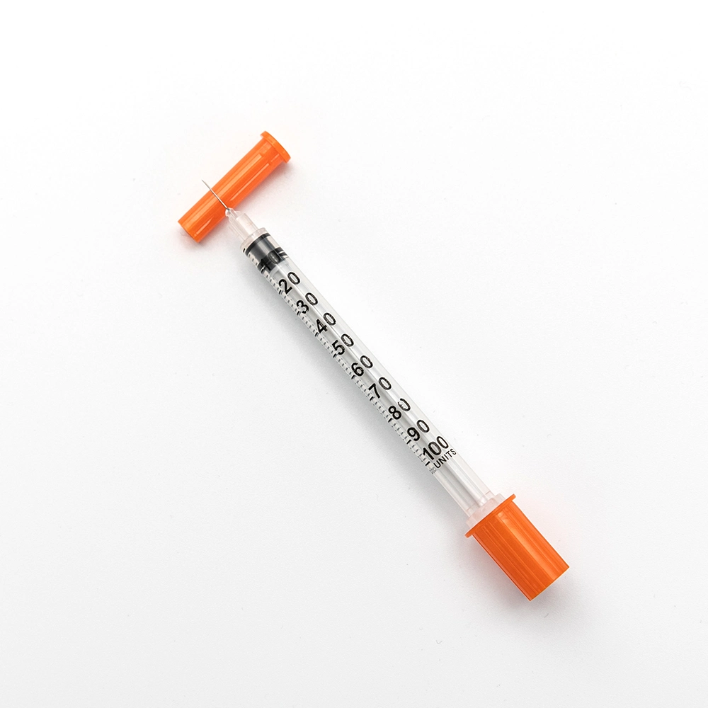 Hot Sale Disposable Retractable Safety Insulin Syringe with Needle