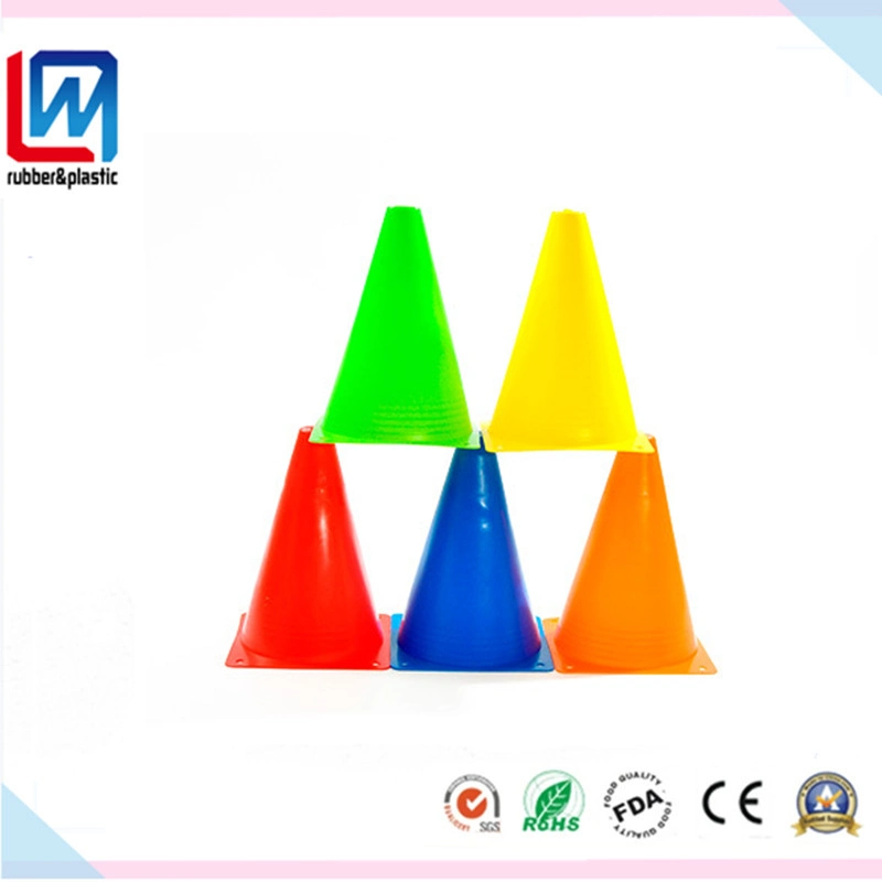 Fitness Speed Training Colorful Plastic Soccer Ball Training Marker Cone