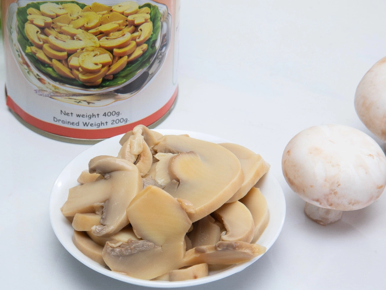 Great and Nice Canned Mushroom P&S with OEM 400g*24/CTN