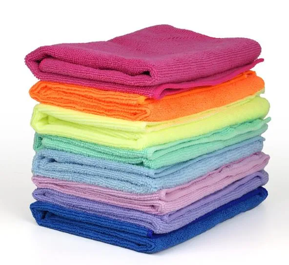 Microfiber Super Cleaning Cloth Best Selling Colorful Car Kitchen Wash Cloth