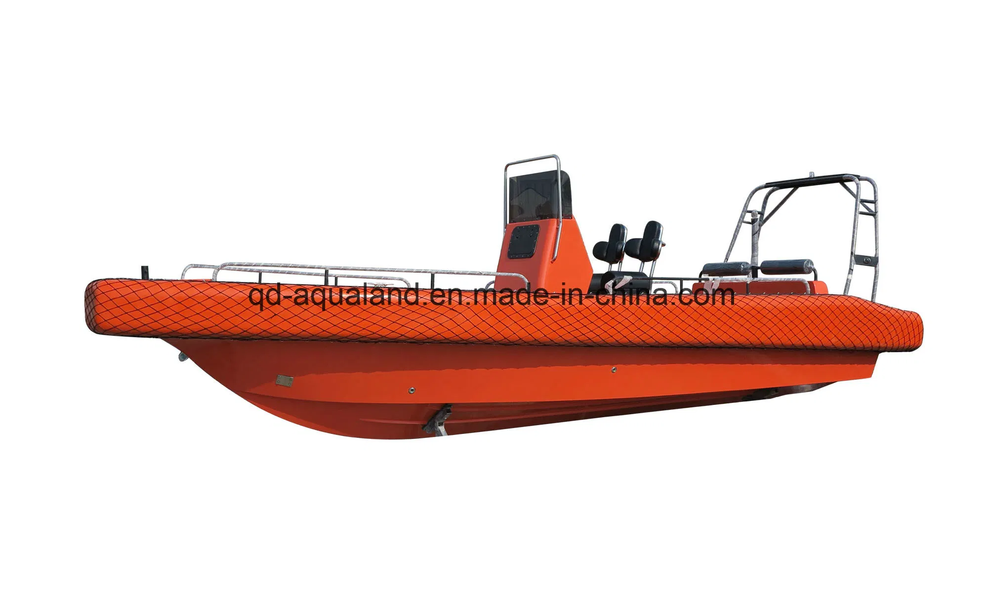 Aqualand 26feet 8m Non-Air Filled Tube Rib Rescue Patrol /EVA Soliad Foam Fender Rigid Inflatable Motor Boat (rib800)