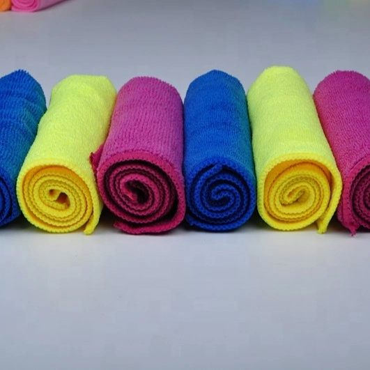 Microfiber Super Cleaning Cloth Best Selling Colorful Car Kitchen Wash Cloth