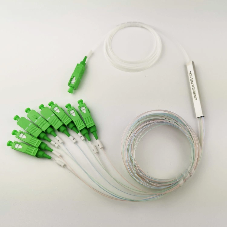 Micro PLC Splitter de fibra óptica FTTH divisores de fbt Mini APC Acoplador UPC