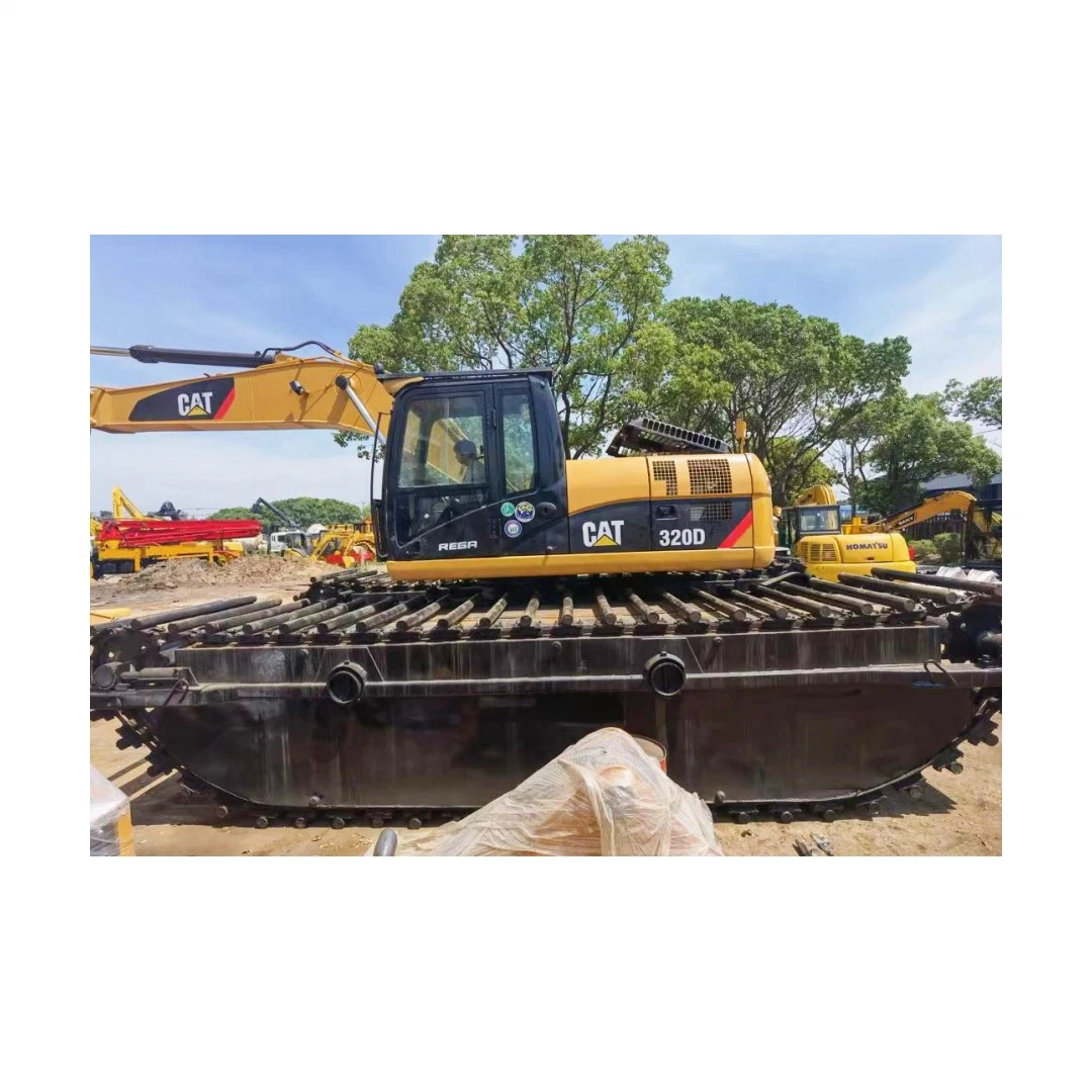 21 Tons River-200 Amphibious Non Mini Excavators Swamp Buggy Marsh Buggy Excavator with Backhoe Loader Track Chain and Bucket Construction Machinery