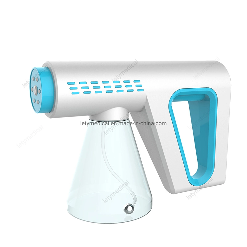 Eléctrico portátil Sanitizer Sprayer Cordless Ulv Pulverizador eléctrico para Garden Home Vapor de desinfecção Pistola Nano atomizador