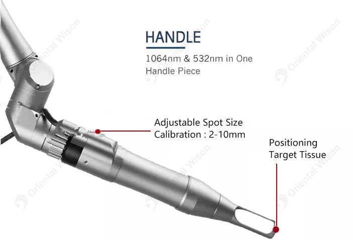 ND YAG LASER Pico Tattoo picoseconde tache sombre La pigmentation de la dépose du matériel médical laser peeling Éclaircissement de la peau de carbone