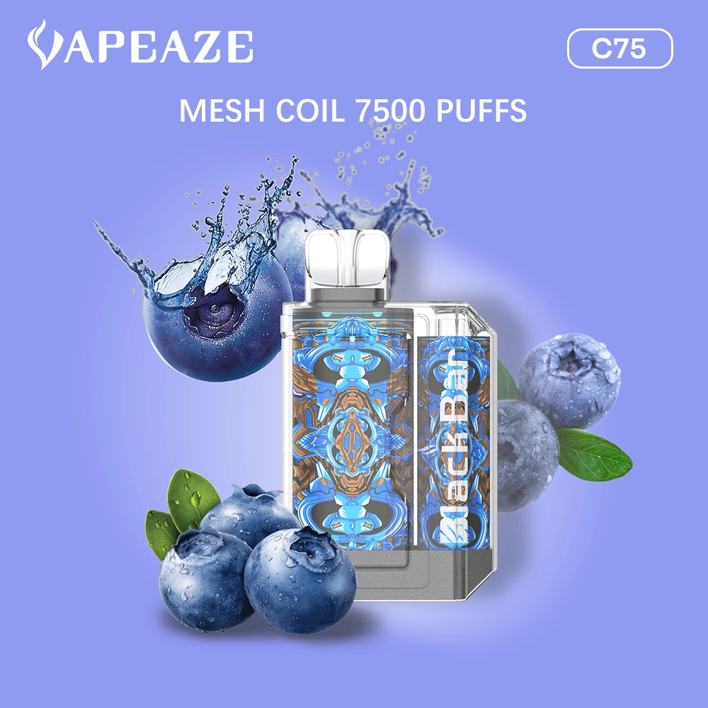 Smoking Vape Adjustable Mesh 7500 Puff Disposable/Chargeable Cheap Price Acceptable Custom Wholesale/Supplier C75 Vape Pod