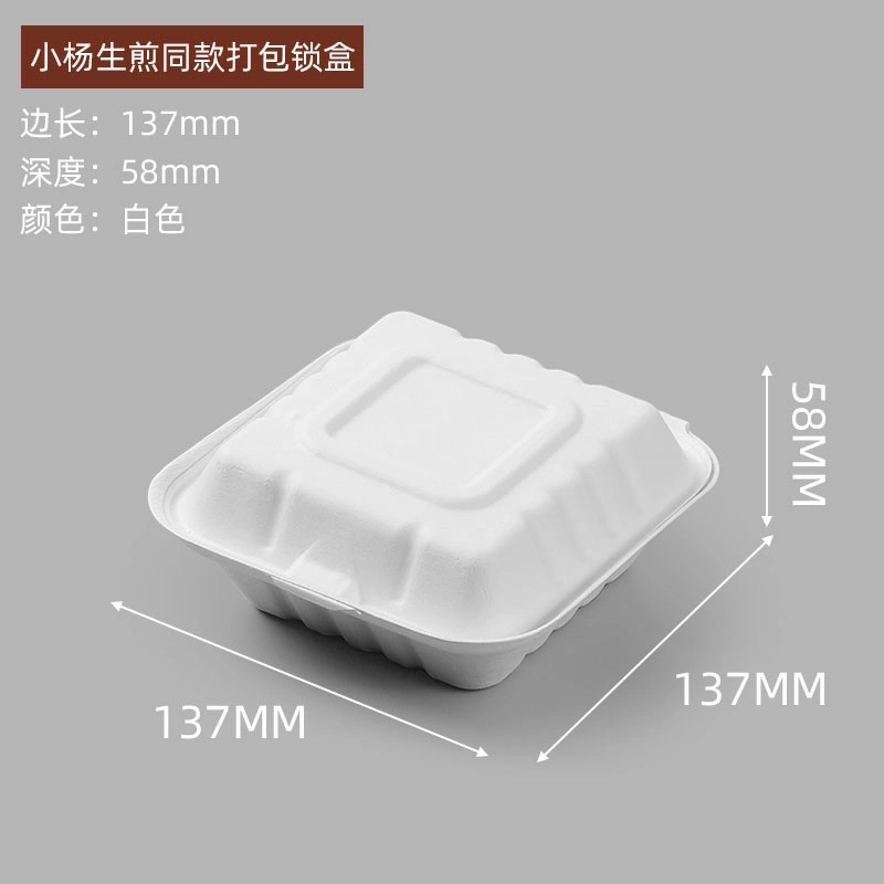 to Go Containers Square Food Lunch Boxes Disposable Tableware for Take out