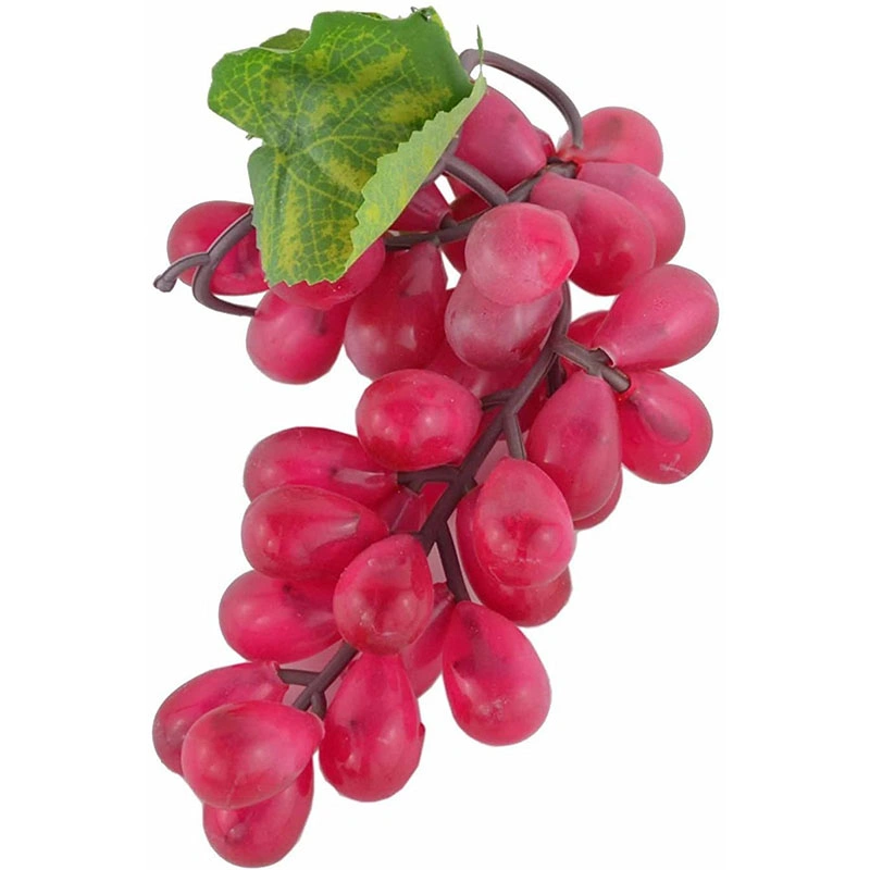 4PCS Colorful Artificial Grapes Decorative Fake Grapes Artificial Fruits Table Decoration Fruits Hanging Ornaments