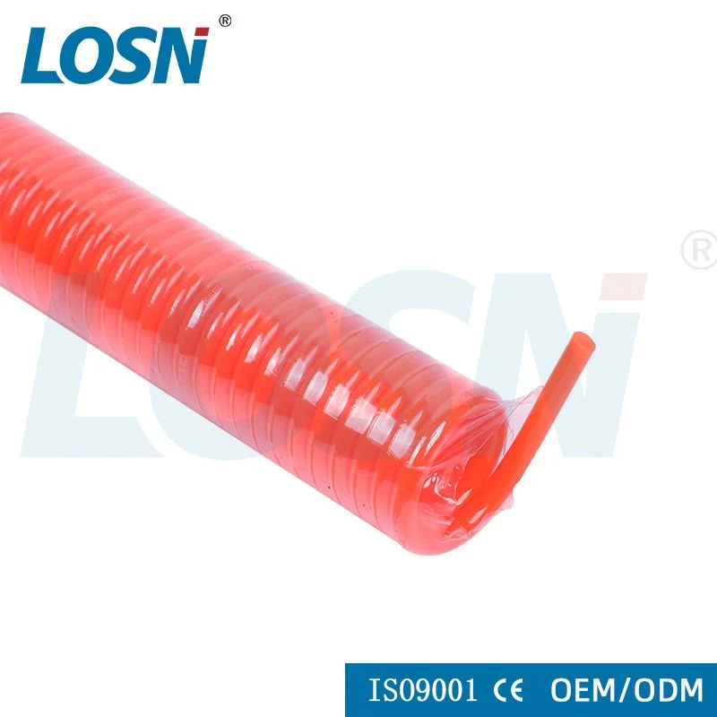 Coiled Flexible Polyurethane PU Tube Rubber Air Hose