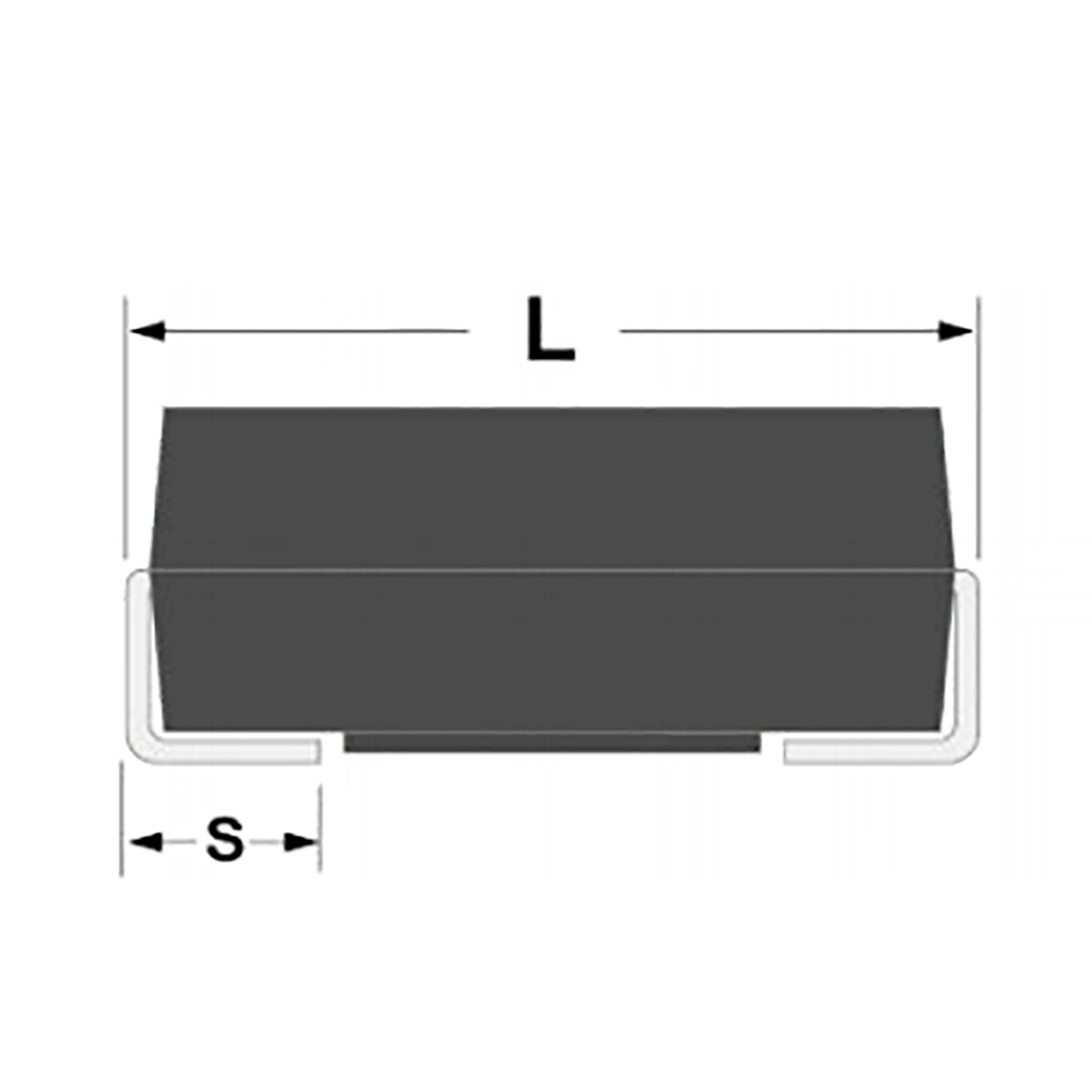 2.2UF 50V condensateurs CMS 1210 de polymère