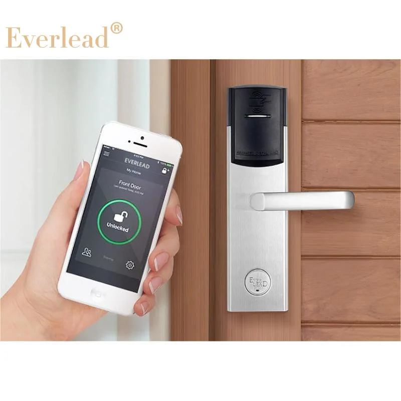 Smart Bluetooth Gateway Remote Control Hotel Door Lock High Technology