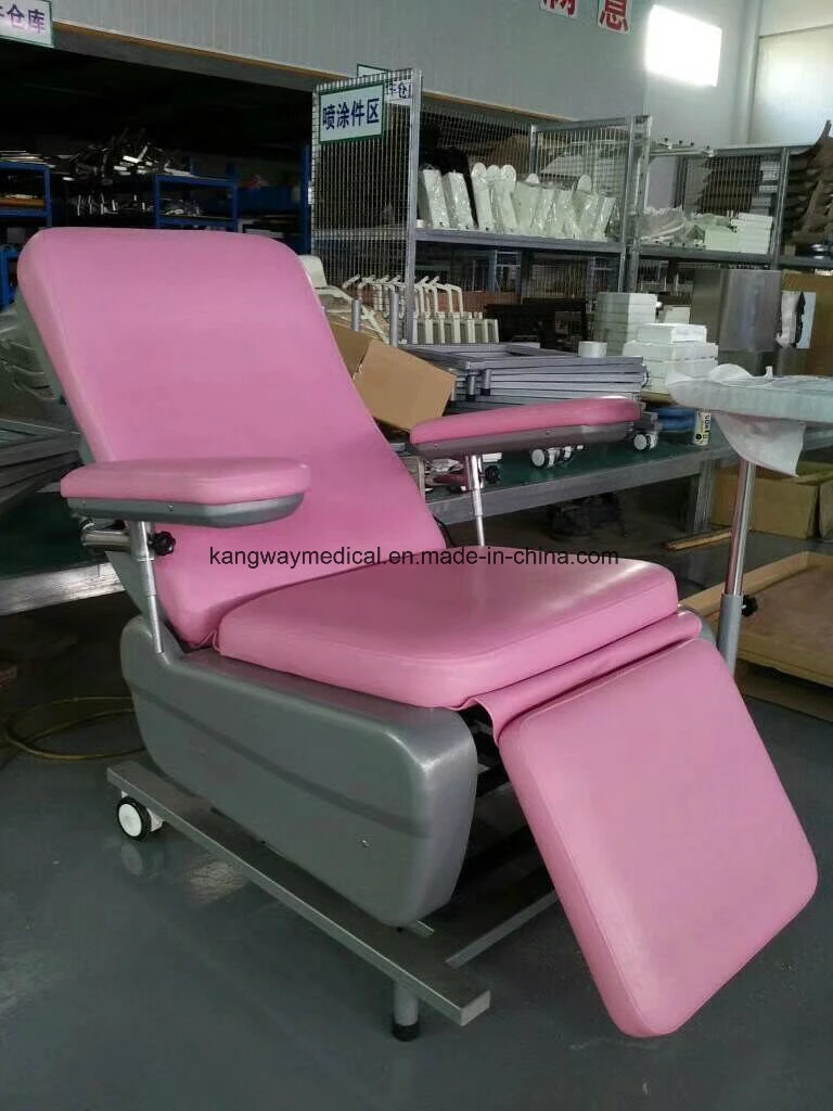 Silla de recolección de sangre electrica médica para transfusión de infusión