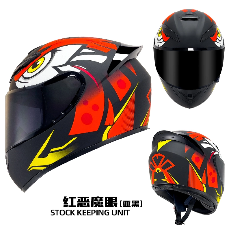 Hochwertige Großhandel/Lieferant Custom Günstige Preis beliebt ABS Full Face Motorrad Helm DOT Racing Helm Motorrad sicher Helm für viele Farbe oder Muster auf Helm