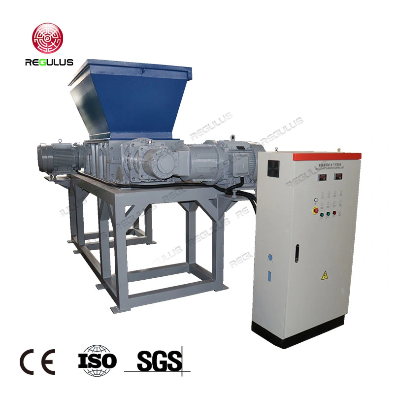 Multi-Purpose Plastic Reusing Double Shaft Shredding Machine Power-Driven Shredder