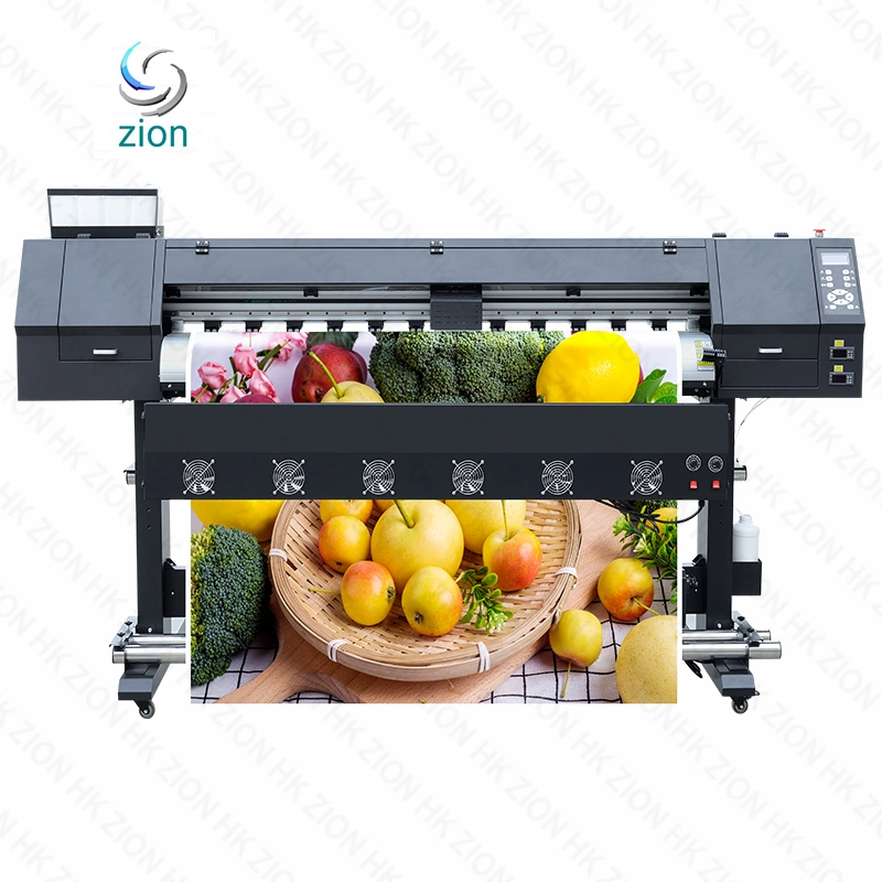 1,6m Digital Großformatdrucker Eco Solvent Drucker T Shirt Drucken Maschine Auto Aufkleber Kissen Malerei Inkjet Drucker Ad Poster Druckmaschinen