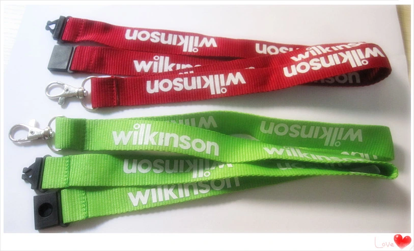 Hochwertige Günstige Promotion Geschenk Gedruckt Custom Polyester Lanyard Custom Bedruckte Lanyards Beispiel für einen freien Tragegurt für ID-Kartenhalter (YB-L-221)