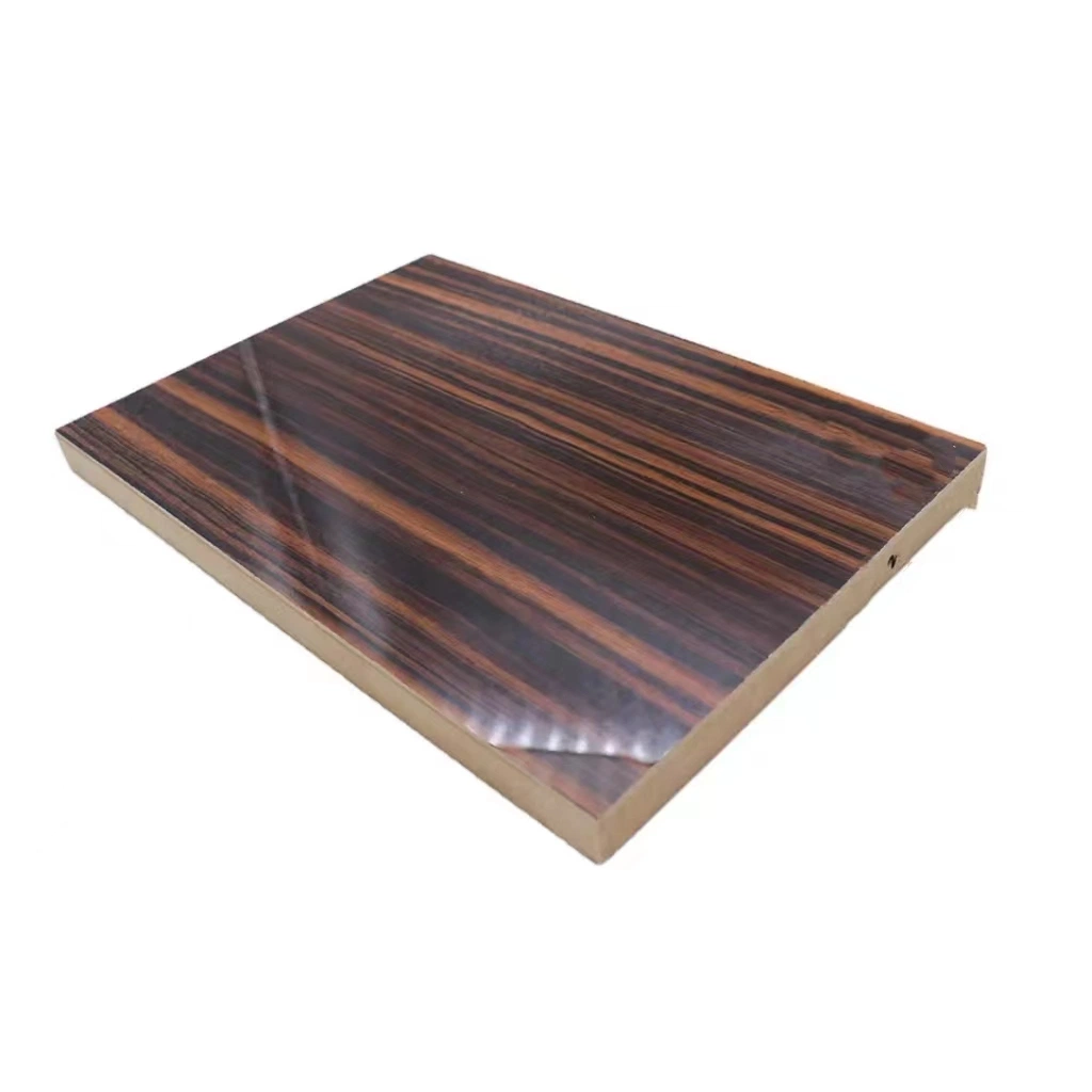 China Manufacturer High Gloss&Matt MDF Coated 0.5mm 0.68mm Acrylic Bath Panels Pet Filmed MDF Board for Kitchen Cabinet