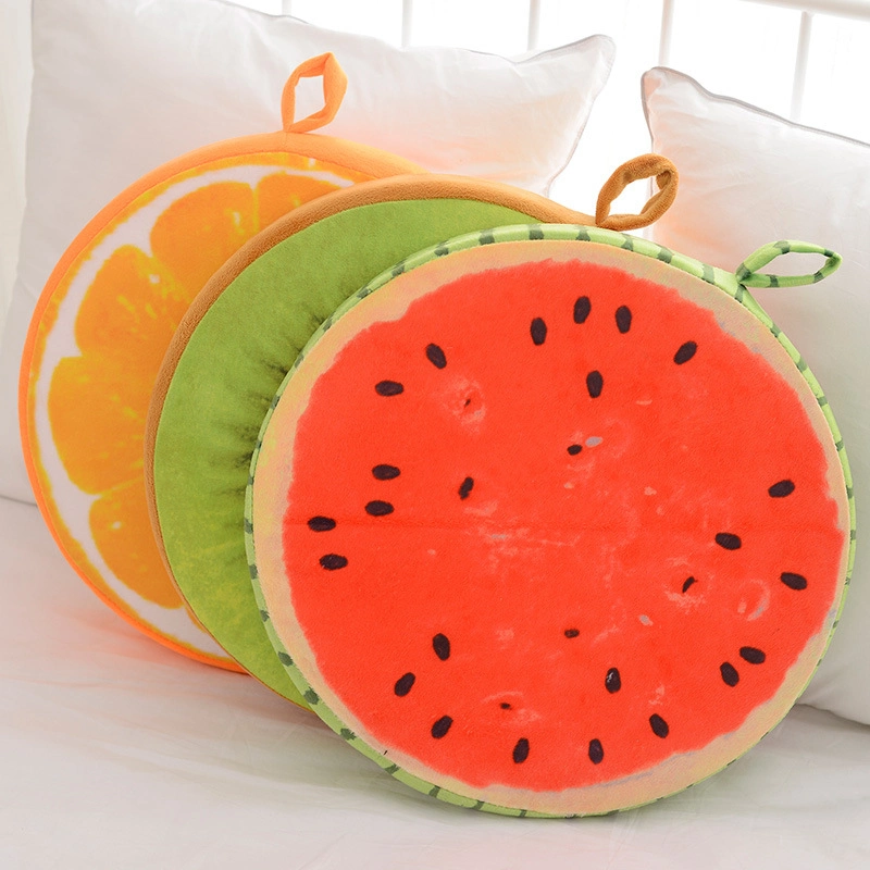 Soft Fruit Plush Travel Pillow Foldable