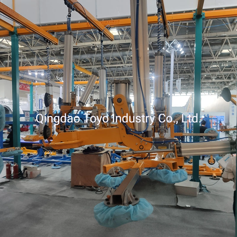 Pneumatic Drive Glass Vacuum Pump Lifting Equipment for Glass Edging in Glass Factory